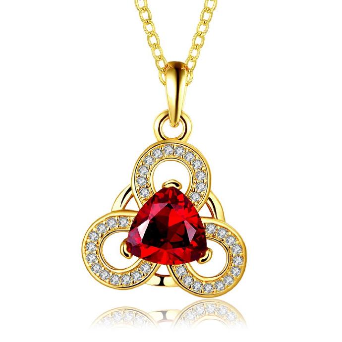 Jenny Jewelry N888-a 18k Real Gold Plated Necklace Pendants Fashion Jewelry