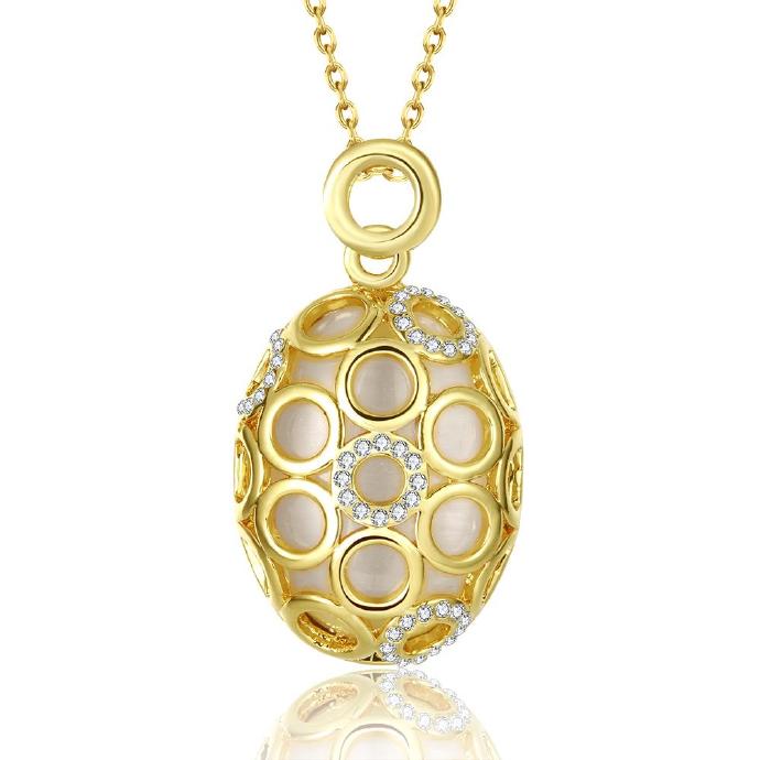 Jenny Jewelry N912-a 18k Real Gold Plated Necklace Pendants Fashion Jewelry