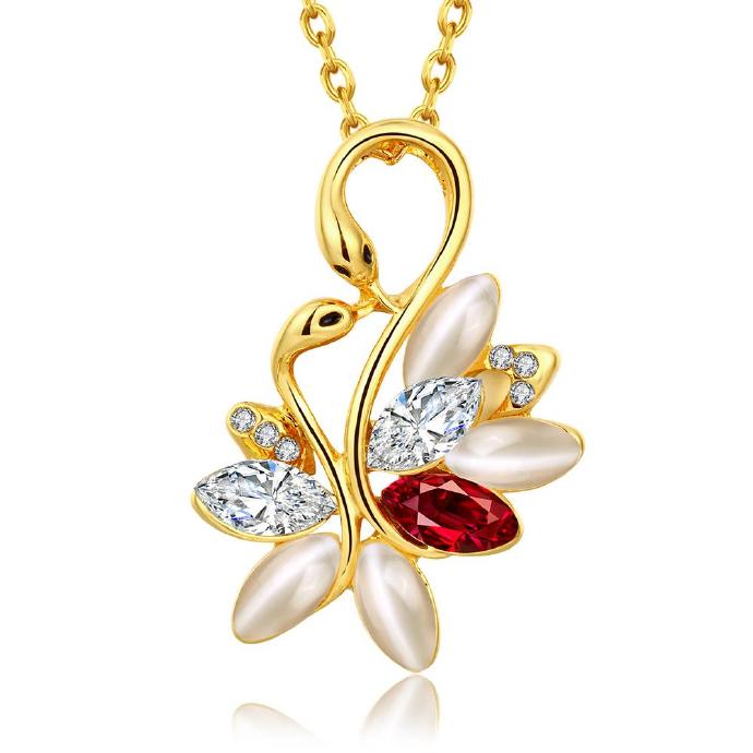 Jenny Jewelry N913-a 18k Real Gold Plated Necklace Pendants Fashion Jewelry