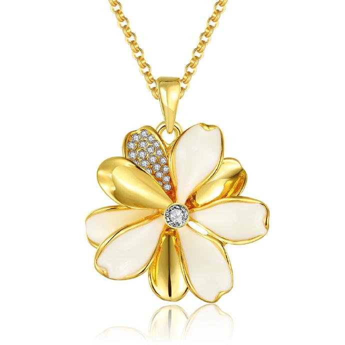 Jenny Jewelry N915-a 18k Real Gold Plated Necklace Pendants Fashion Jewelry