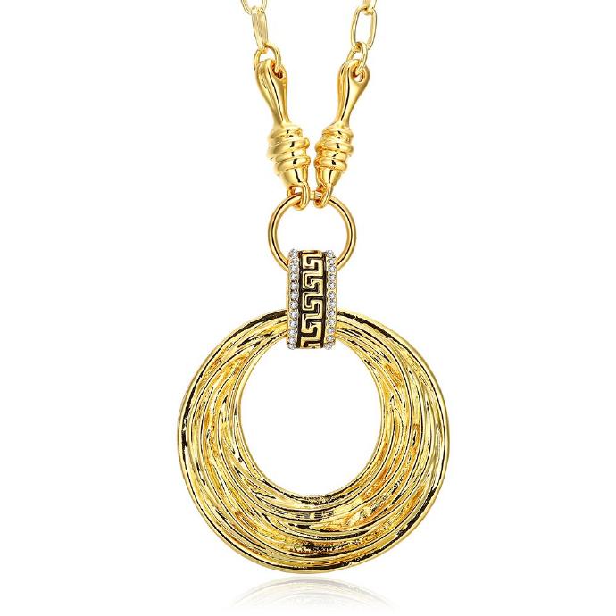 Jenny Jewelry N924-a 18k Real Gold Plated Necklace Pendants Fashion Jewelry