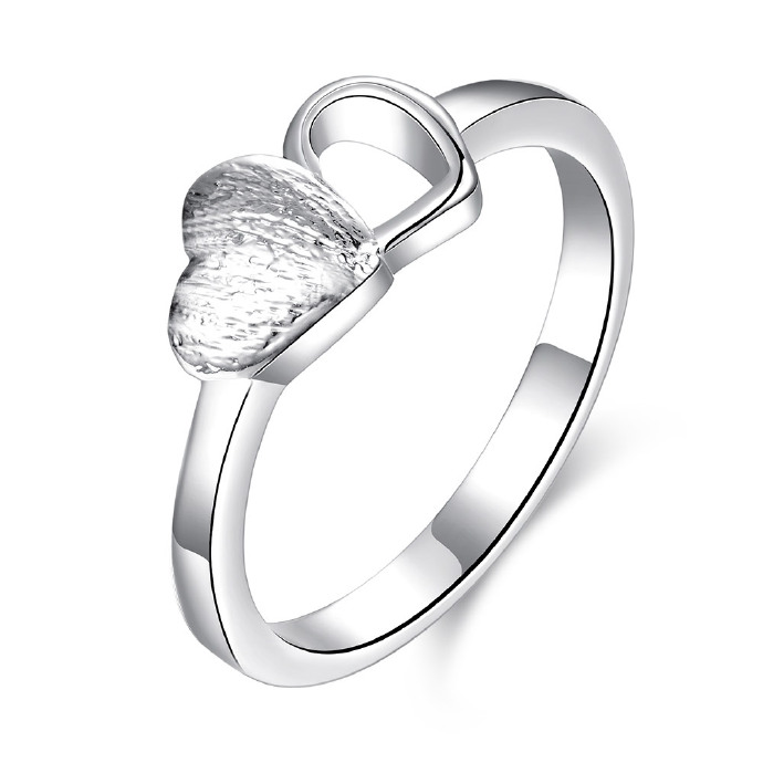 Jenny Jewelry R753 Silver Plated Design Lady Ring ,available Size 7,8