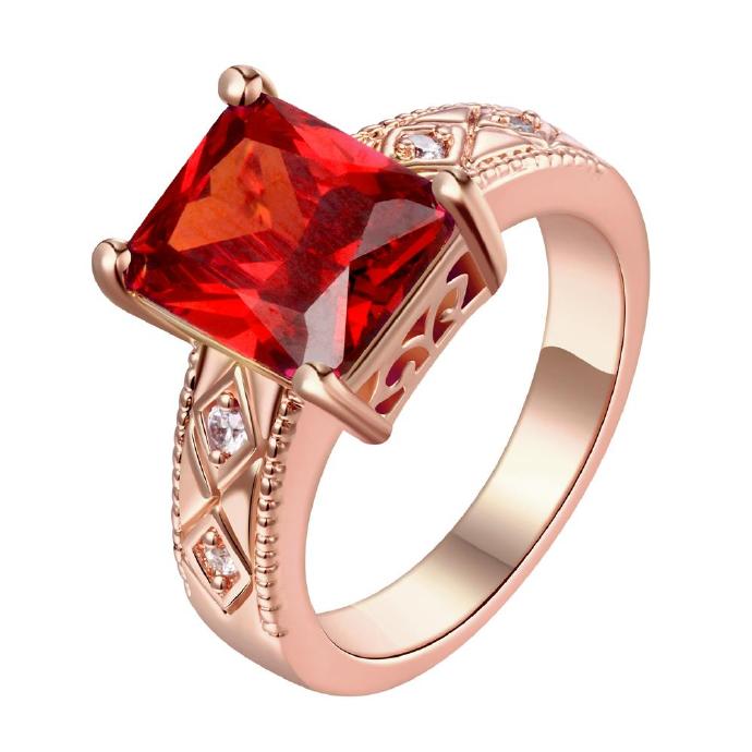 Jenny Jewelry R180-a-8 High Quality Fashion Jewelry18k Plated Zircon Ring