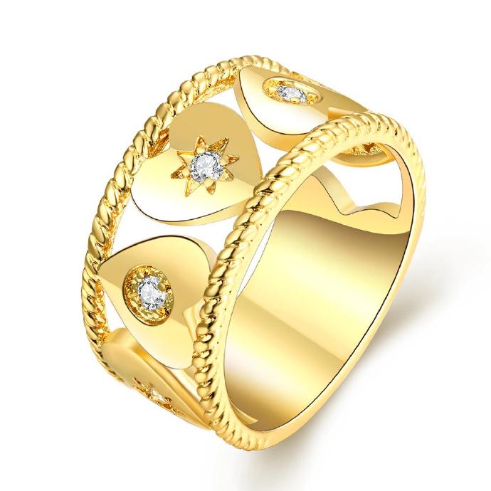 Jenny Jewelry R199-a-8 High Quality Fashion Jewelry White Plated Zircon Ring