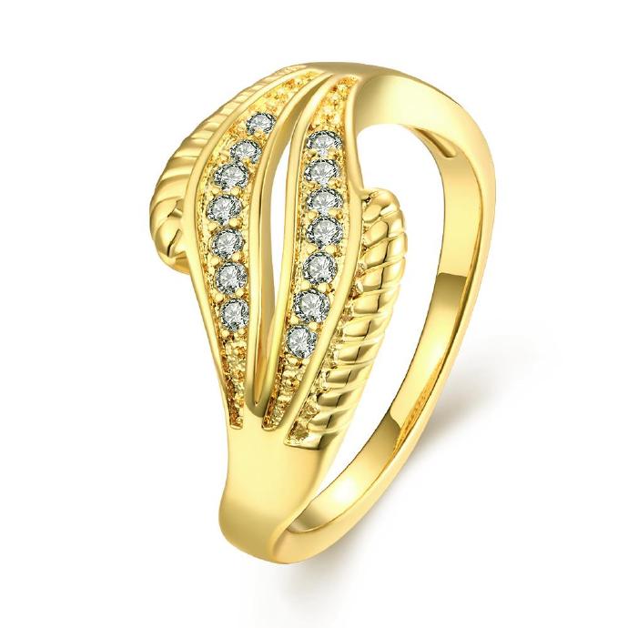 Jenny Jewelry R206-a-8 High Quality Fashion Jewelry White Plated Zircon Ring ,available Size 7,8