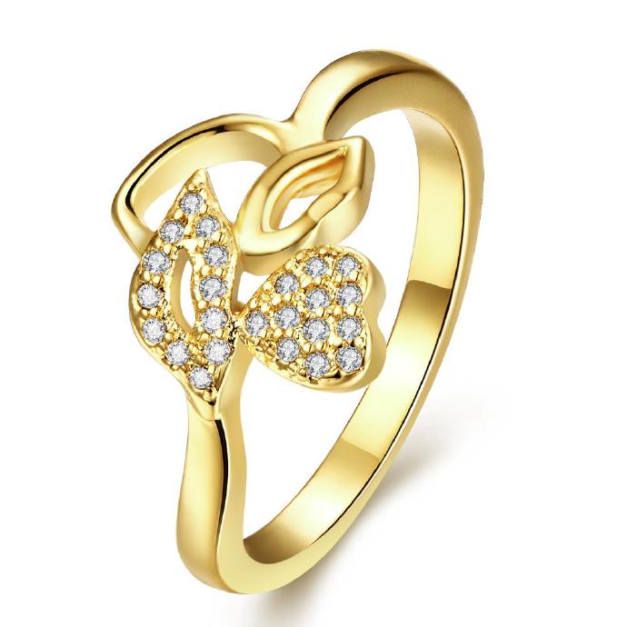 Jenny Jewelry R251-a-8 High Quality Fashion Jewelry White Plated Zircon Ring