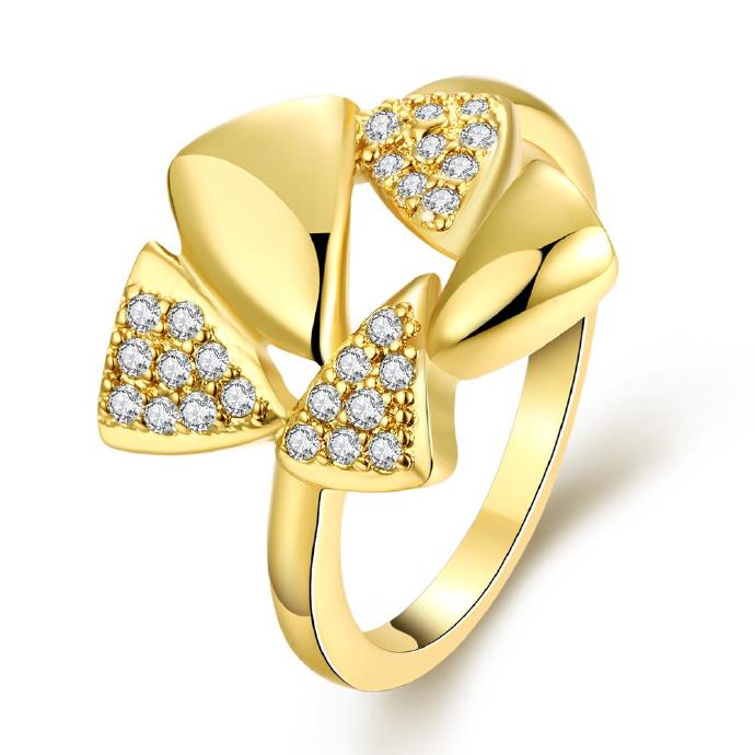 Jenny Jewelry R253-a-8 High Quality Fashion Jewelry White Plated Zircon Ring