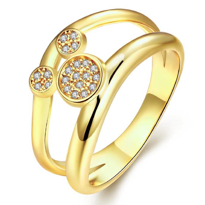 Jenny Jewelry R259-a-8 High Quality Fashion Jewelry White Plated Zircon Ring