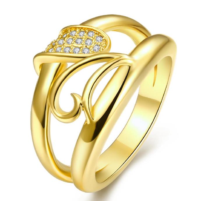 Jenny Jewelry R267-a-8 High Quality Fashion Jewelry White Plated Zircon Ring