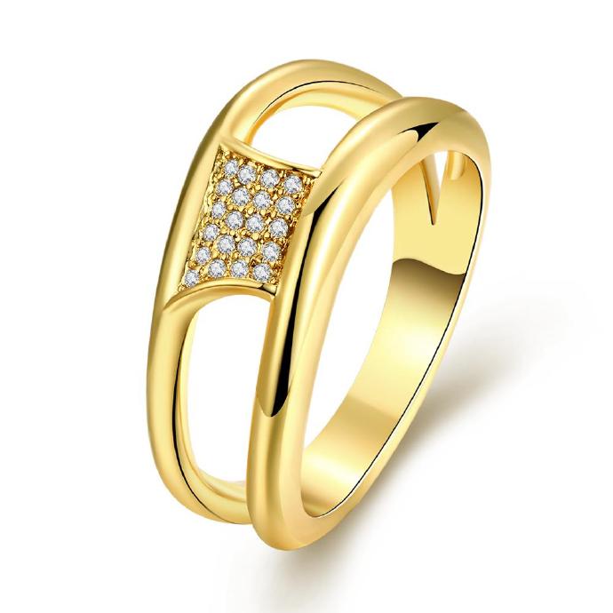 Jenny Jewelry R274-a-8 High Quality Fashion Jewelry White Plated Zircon Ring