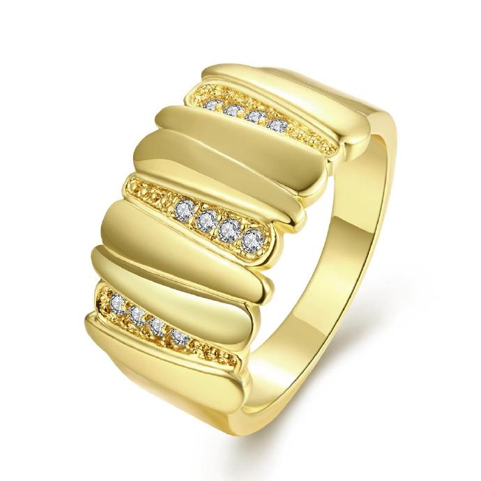 Jenny Jewelry R314-a-8 High Quality Fashion Jewelry White Plated Zircon Ring
