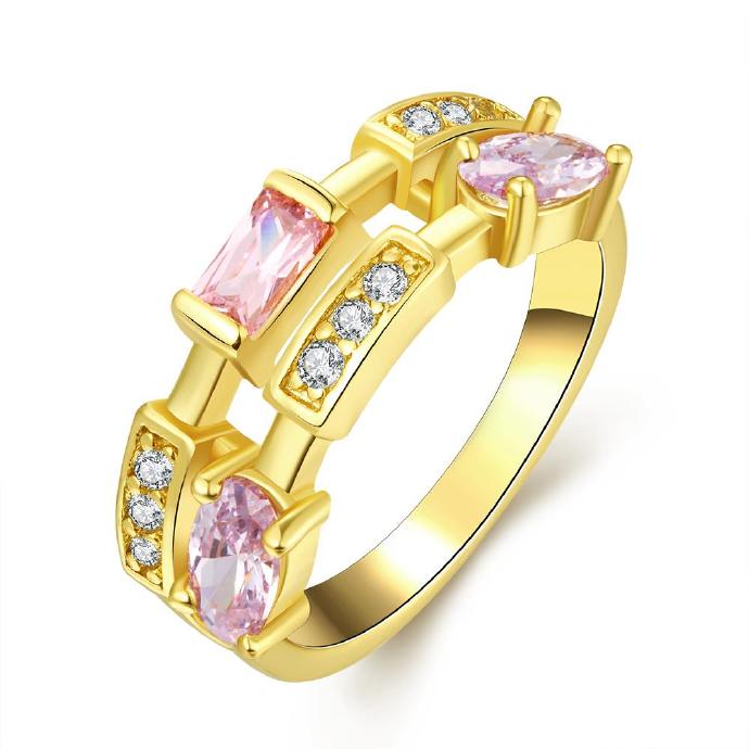 Jenny Jewelry R319-a-8 High Quality Fashion Jewelry White Plated Zircon Ring