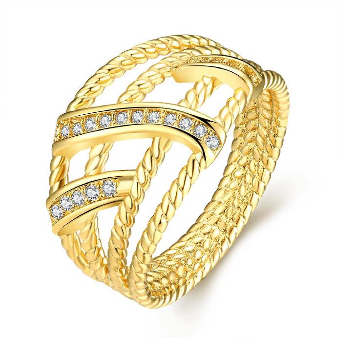 Jenny Jewelry R330-a High Quality Fashion Jewelry White Plated Zircon Ring