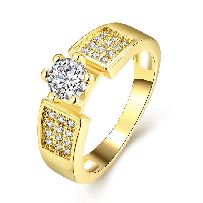 Jenny Jewelry R332-a High Quality Fashion Jewelry White Plated Zircon Ring