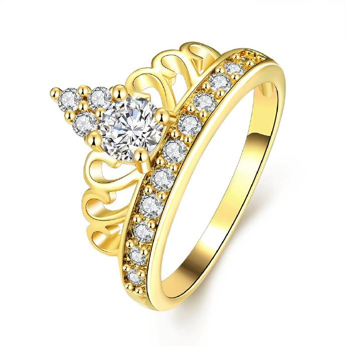 Jenny Jewelry R333-a High Quality Fashion Jewelry White Plated Zircon Ring