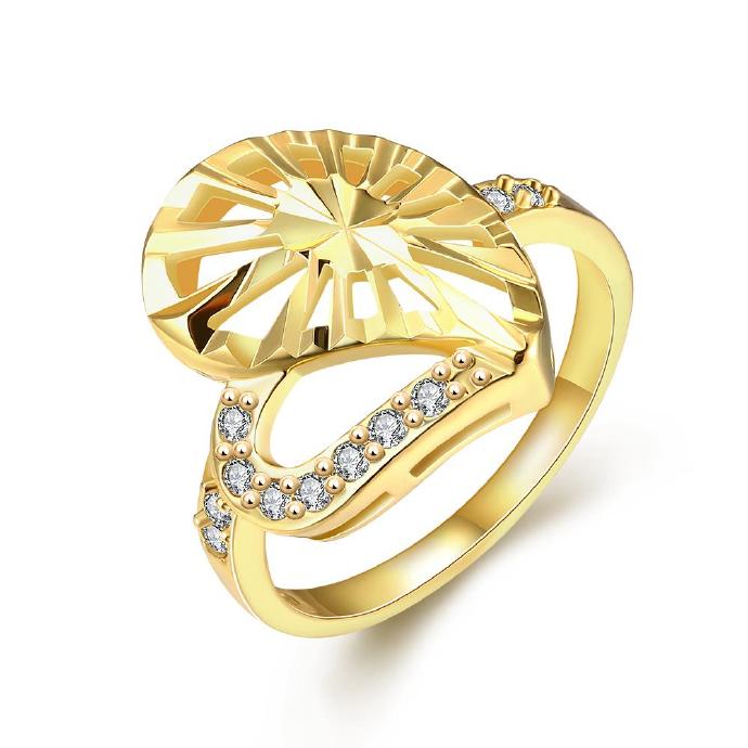 Jenny Jewelry R335-a High Quality Fashion Jewelry White Plated Zircon Ring