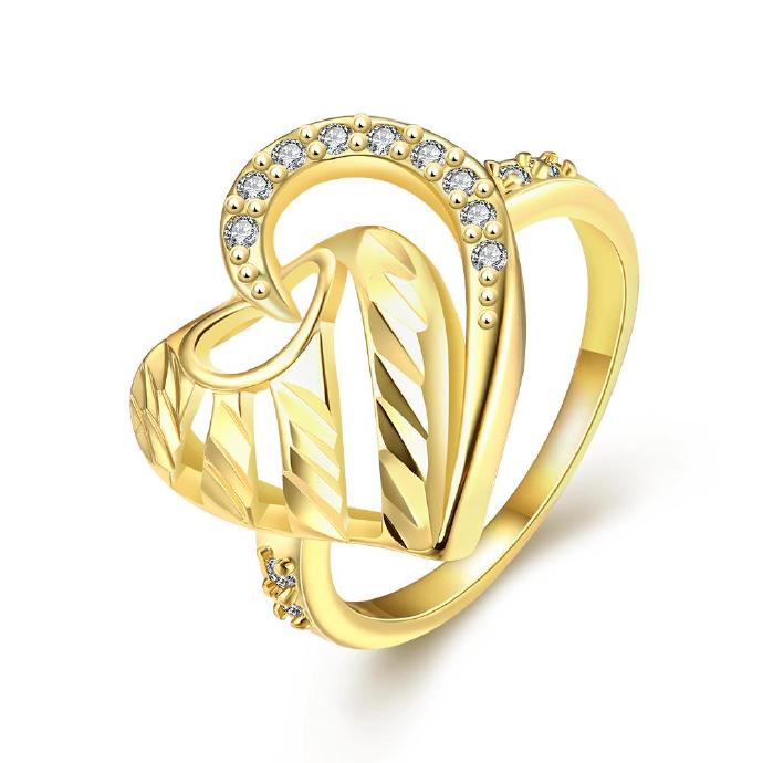 Jenny Jewelry R336-a High Quality Fashion Jewelry White Plated Zircon Ring