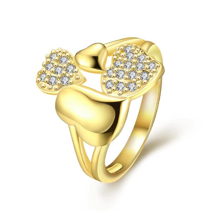 Jenny Jewelry R348-a-8 High Quality Fashion Jewelry White Plated Zircon Ring