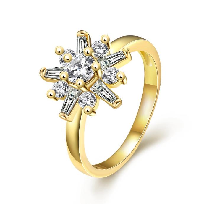 Jenny Jewelry R357-a-8 High Quality Fashion Jewelry White Plated Zircon Ring