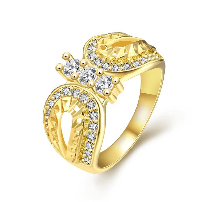 Jenny Jewelry R360-a-8 High Quality Fashion Jewelry White Plated Zircon Ring