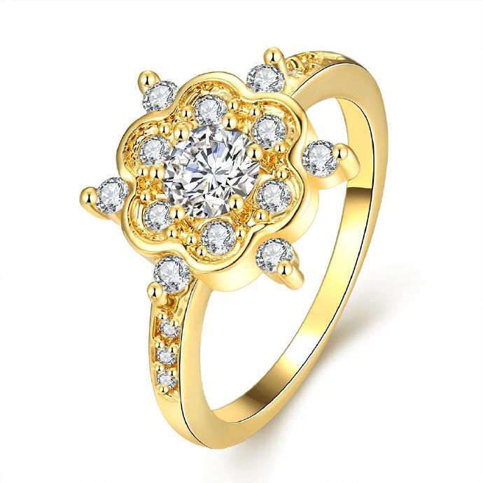 Jenny Jewelry R364-a-8 High Quality Fashion Jewelry White Plated Zircon Ring