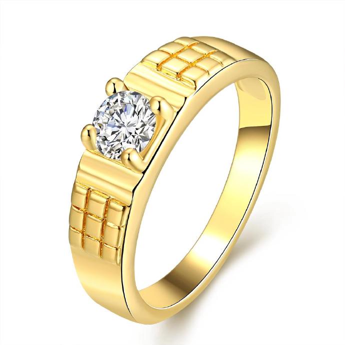 Jenny Jewelry R365-a-8 High Quality Fashion Jewelry White Plated Zircon Ring