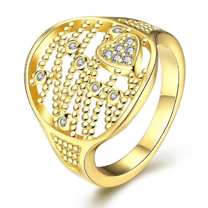 Jenny Jewelry R397-a-8 High Quality Fashion Jewelry White Plated Zircon Ring