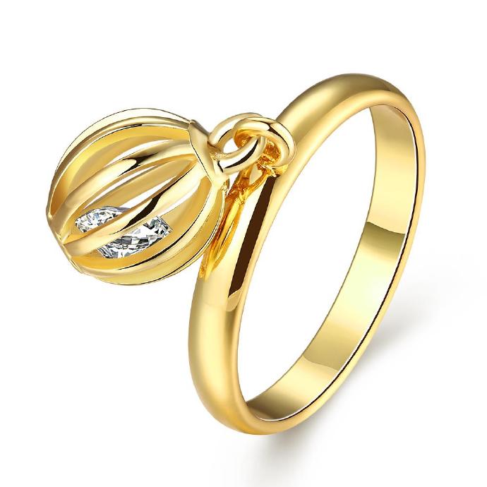 Jenny Jewelry R405-a-8 High Quality Fashion Jewelry White Plated Zircon Ring