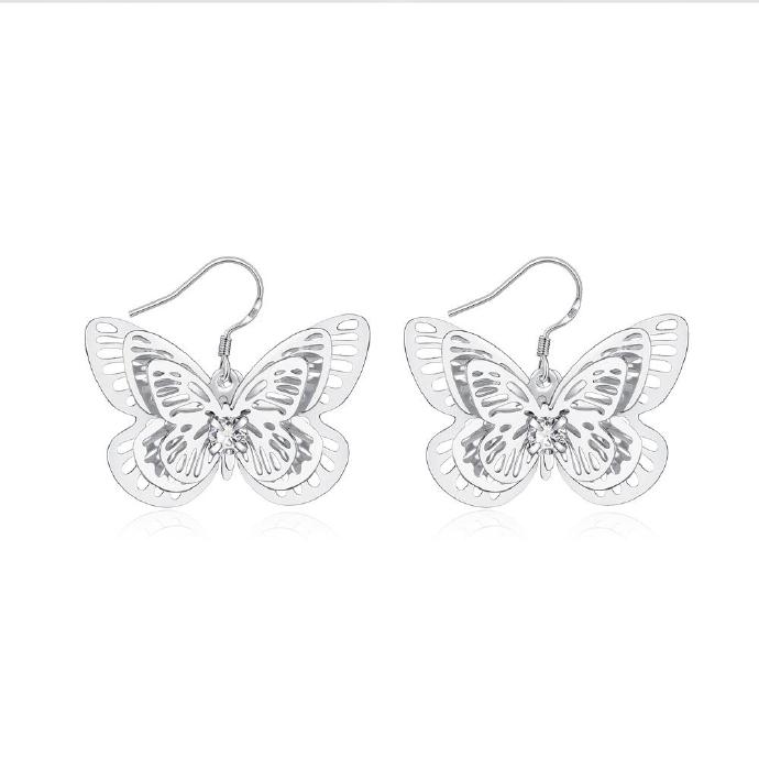 Jenny Jewelry E649 Charming Fall Series Butterfly Drop Earring