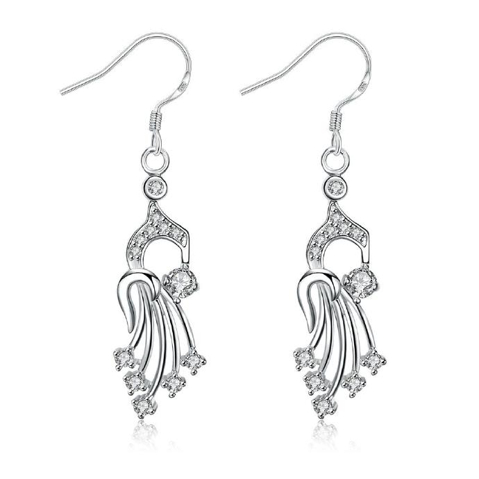 Jenny Jewelry E002 Fashion Style Jewelry Silver Plated Earring