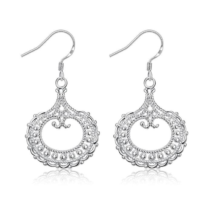 Jenny Jewelry E004 Fashion Style Jewelry Silver Plated Earring