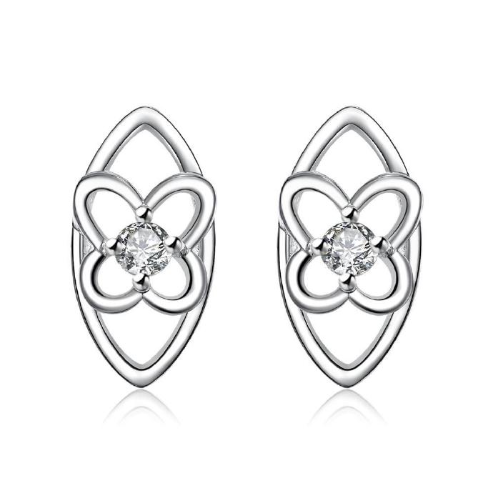 Jenny Jewelry E014 Fashion Style Jewelry Silver Plated Earring