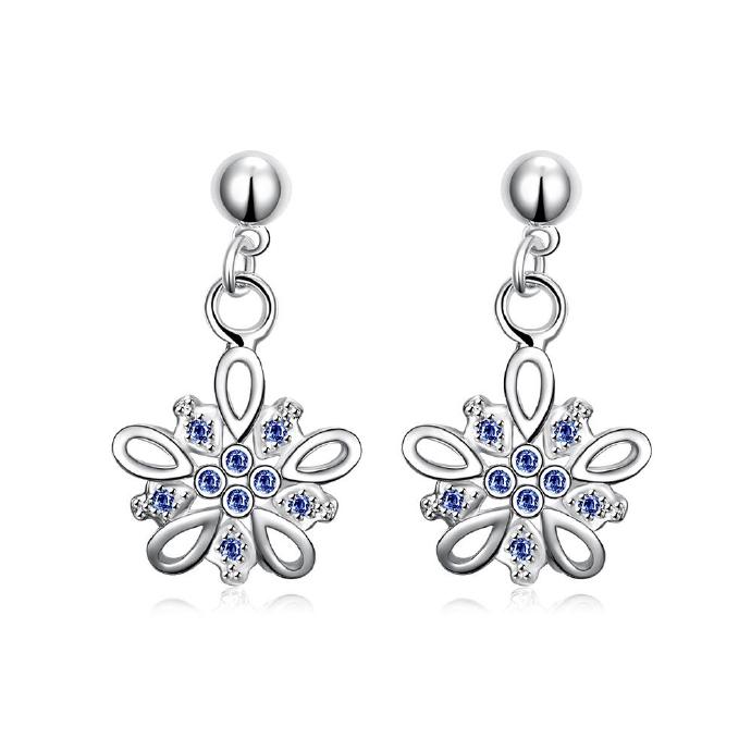 Jenny Jewelry E015-c Fashion Style Jewelry Silver Plated Earring