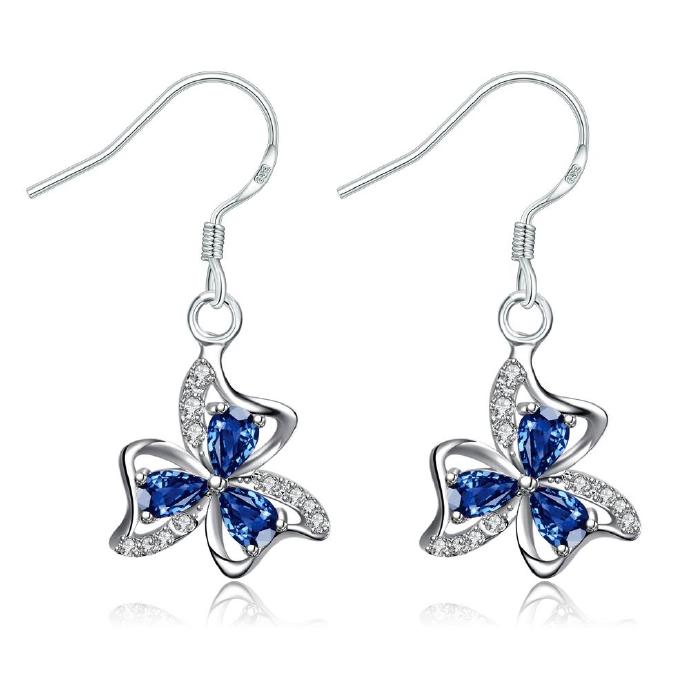 Jenny Jewelry E018-a Fashion Style Jewelry Silver Plated Earring
