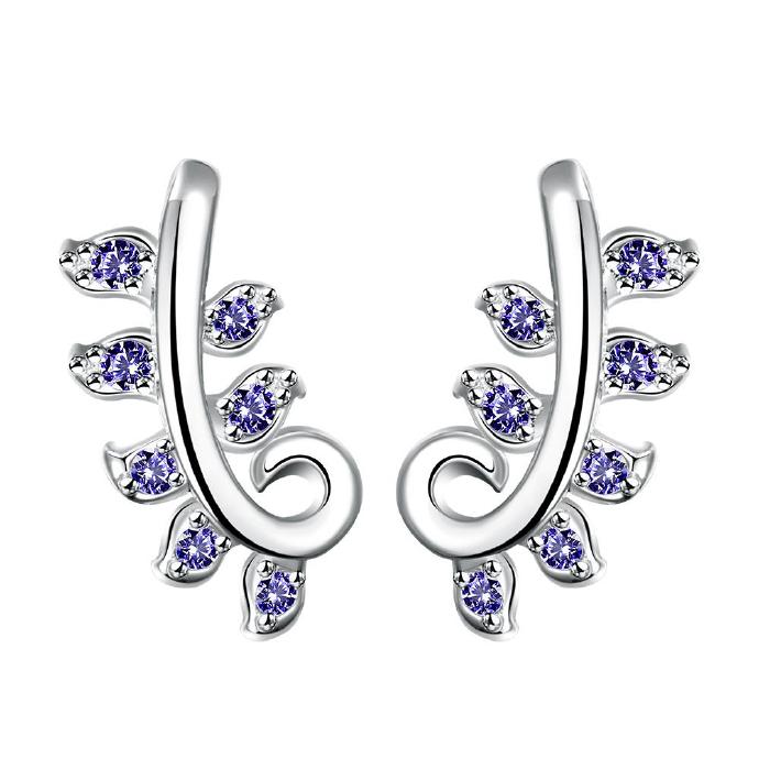 Jenny Jewelry E022-a Fashion Style Jewelry Silver Plated Earring