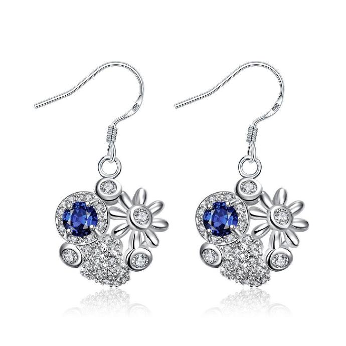 Jenny Jewelry E024-a Fashion Style Jewelry Silver Plated Earring