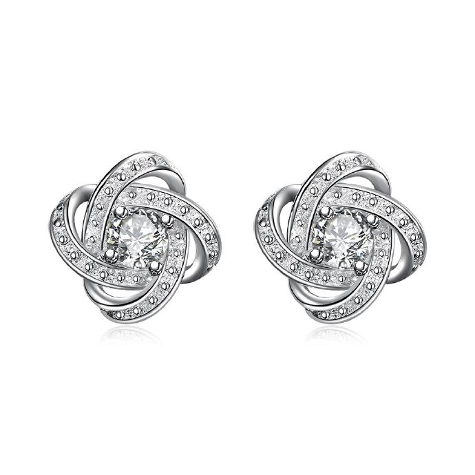 Jenny Jewelry E029 Fashion Style Jewelry Silver Plated Earring