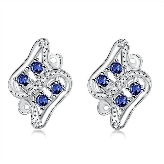 Jenny Jewelry E048-a Fashion Style Jewelry Silver Plated Earring