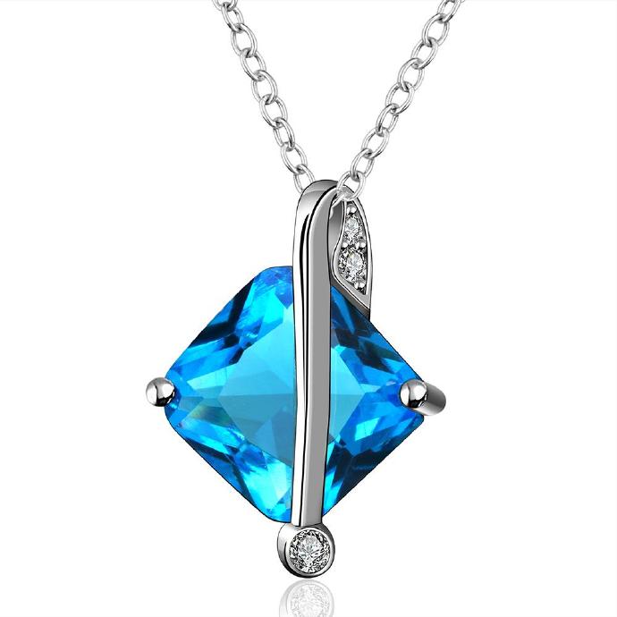 Jenny Jewelry Fvrn004 Fashion High End Platinum Plating Ladies Necklace Crystal Pendant
