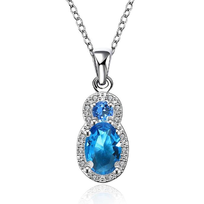 Jenny Jewelry Fvrn012 Fashion High End Platinum Plating Ladies Necklace Crystal Pendant