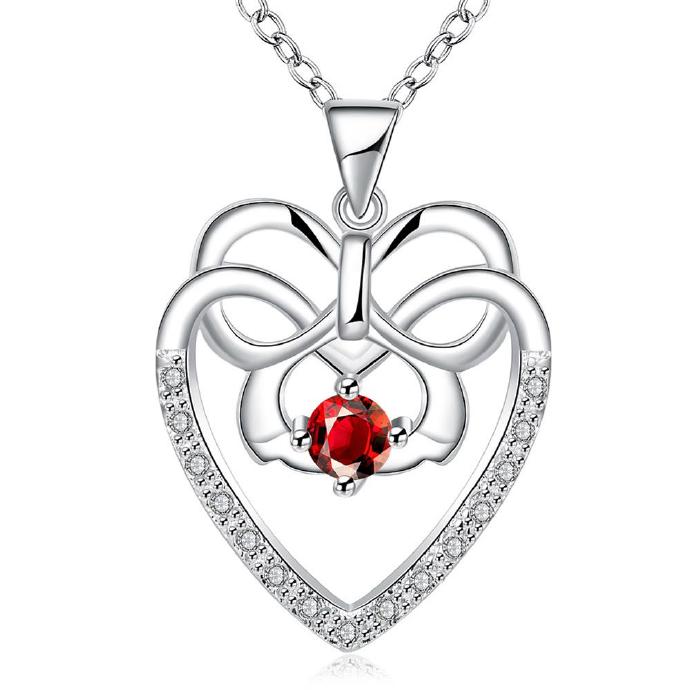 Jenny Jewelry N005-a Silver Plated Necklace Brand Design Pendant Necklaces Jewelry For Women