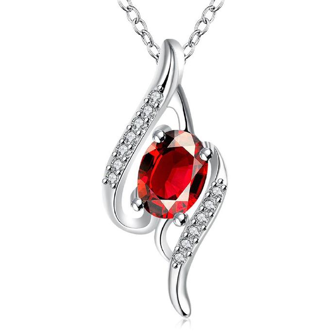 Jenny Jewelry N009-a Silver Plated Necklace Brand Design Pendant Necklaces Jewelry For Women