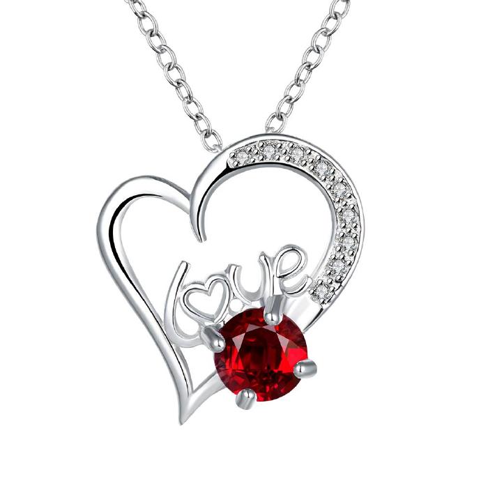 Jenny Jewelry N022-a Silver Plated Necklace Brand Design Pendant Necklaces Jewelry For Women