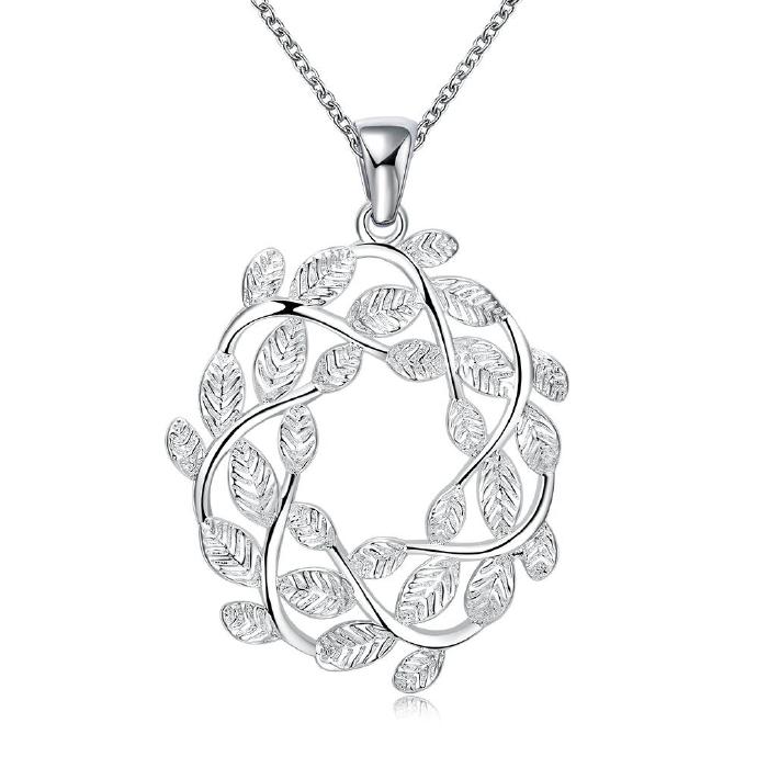 Jenny Jewelry N029-a Silver Plated Necklace Brand Design Pendant Necklaces Jewelry For Women