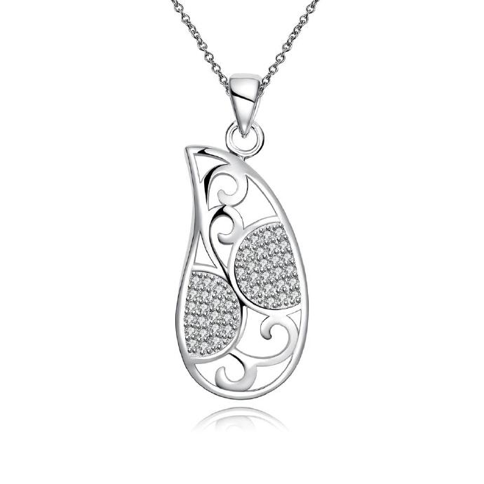 Jenny Jewelry N031 Silver Plated Necklace Brand Design Pendant Necklaces Jewelry For Women
