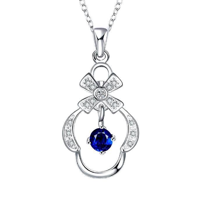 Jenny Jewelry N051-a High Quality Style Fashion Jewelry Silver Plating Necklace